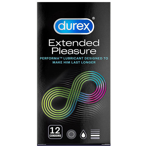 Durex Extended Pleasure Condoms - 12 Pack