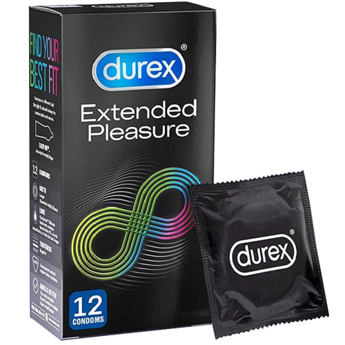 Durex Extended Pleasure Condoms - 12 Pack