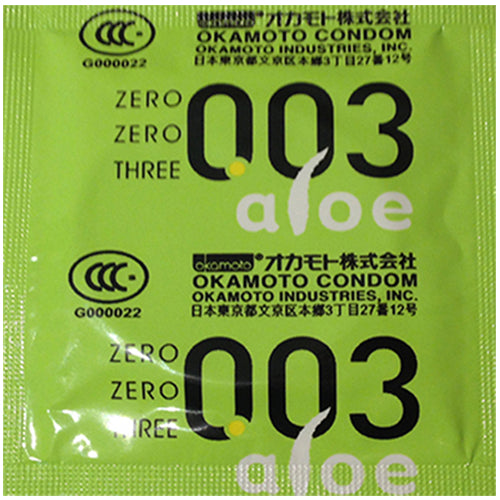 Okamoto 003 Aloe Condoms