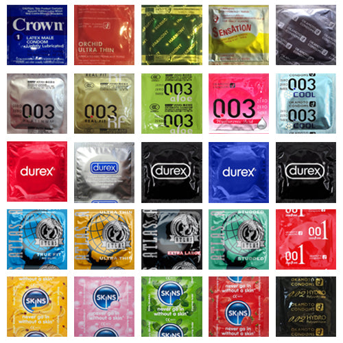 Complete Condom Collection - Atlas - Durex - Okamoto - Skins