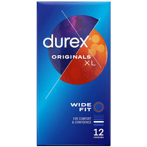 Durex Comfort Oridinals XL - Extra Large Condoms - 12 Pack