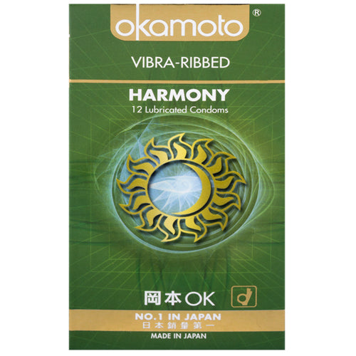 Okamoto Harmony Vibra Ribbed Condoms