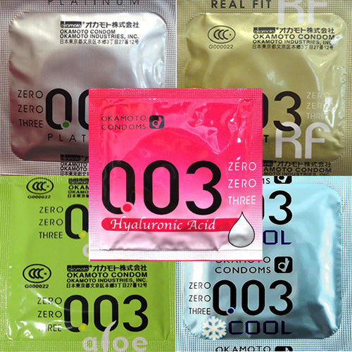 Okamoto Complete 003 Condoms Range