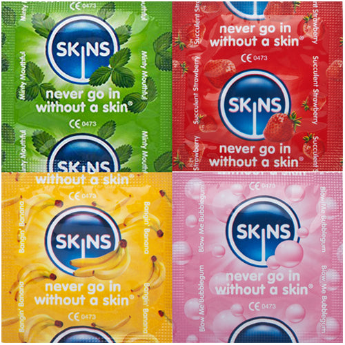 Skins Flavoured Condoms - Sample Pack